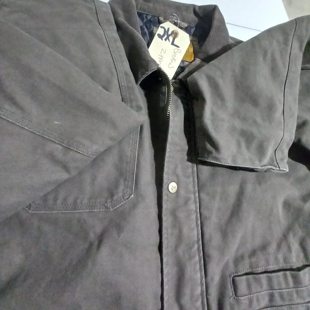 CANVAS CONCEALED CARRY JACKET - Moss | 2XL - Picture 6 of 11